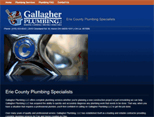 Tablet Screenshot of gallagherplumbingllc.com